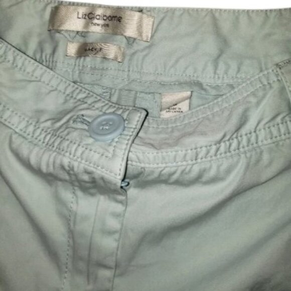 Liz Claiborne blue cotton capris pants size 10 - Picture 5 of 7